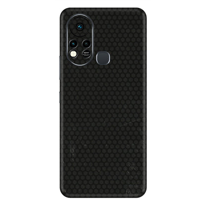 INFINIX Phone Skins (All Models) - Black honeycomb - 3D Embossed Finish (L-114) Infinix Hot 11S