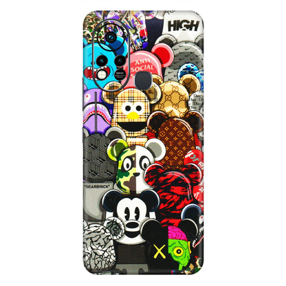 INFINIX Phone Skins (All Models) - More Mickey Mouses - 3D Embossed Finish (L-118) Infinix Hot 11S