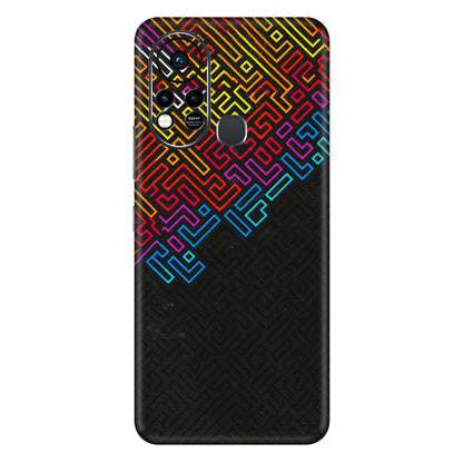INFINIX Phone Skins (All Models) - Dotme Pattern Art - 3D Embossed Finish (L-121) Infinix Hot 11S