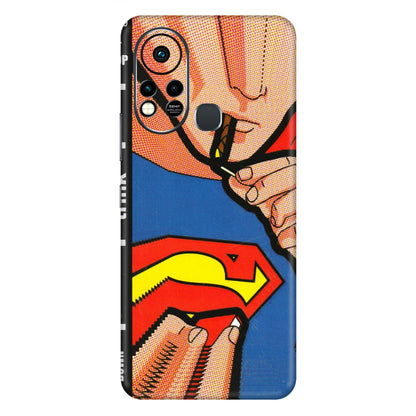 INFINIX Phone Skins (All Models) - Superman Sutta - 3D Embossed Finish (L-130) Infinix Hot 11S