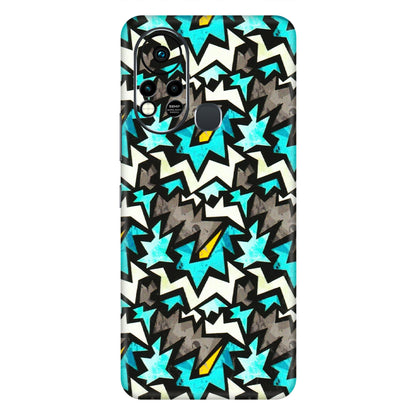 INFINIX Phone Skins (All Models) - Funky Zig Zag - 3D Embossed Finish (L-223) Infinix Hot 11S
