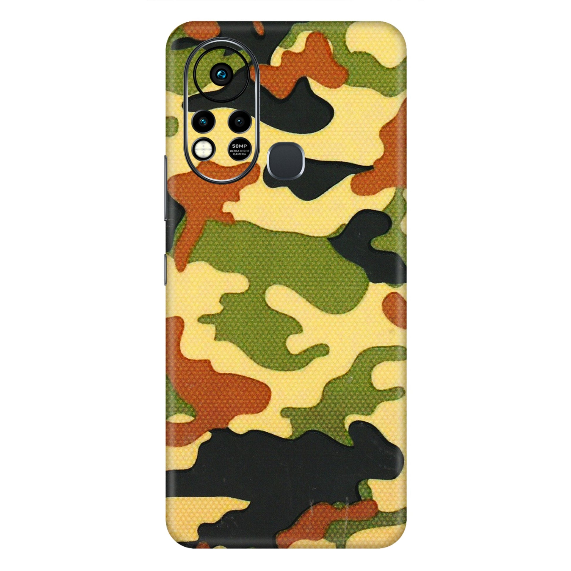 INFINIX Phone Skins (All Models) - Indian Military - 3D Embossed Finish (L-234) Infinix Hot 11S