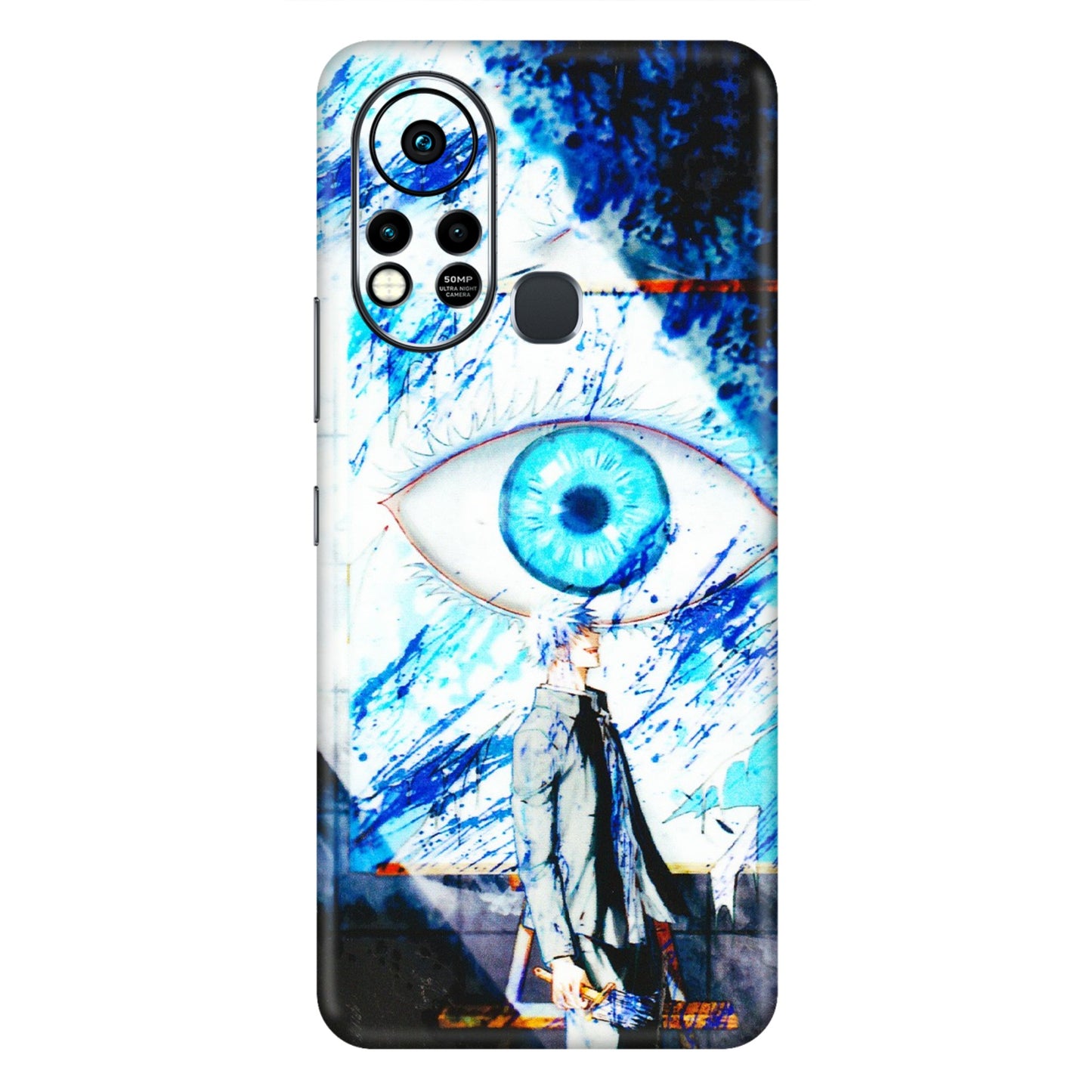 INFINIX Phone Skins (All Models) - Gojo Satoru evil eye - 3D Embossed Finish (L-239) Infinix Hot 11S