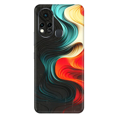 INFINIX Phone Skins (All Models) - The Silky Swirl - 3D Embossed Finish (L-240) Infinix Hot 11S