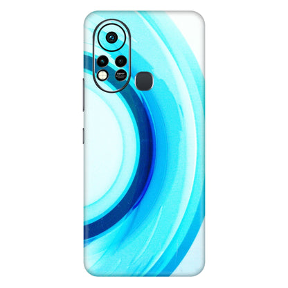 INFINIX Phone Skins (All Models) - The Blue Curve - 3D Embossed Finish (L-244) Infinix Hot 11S