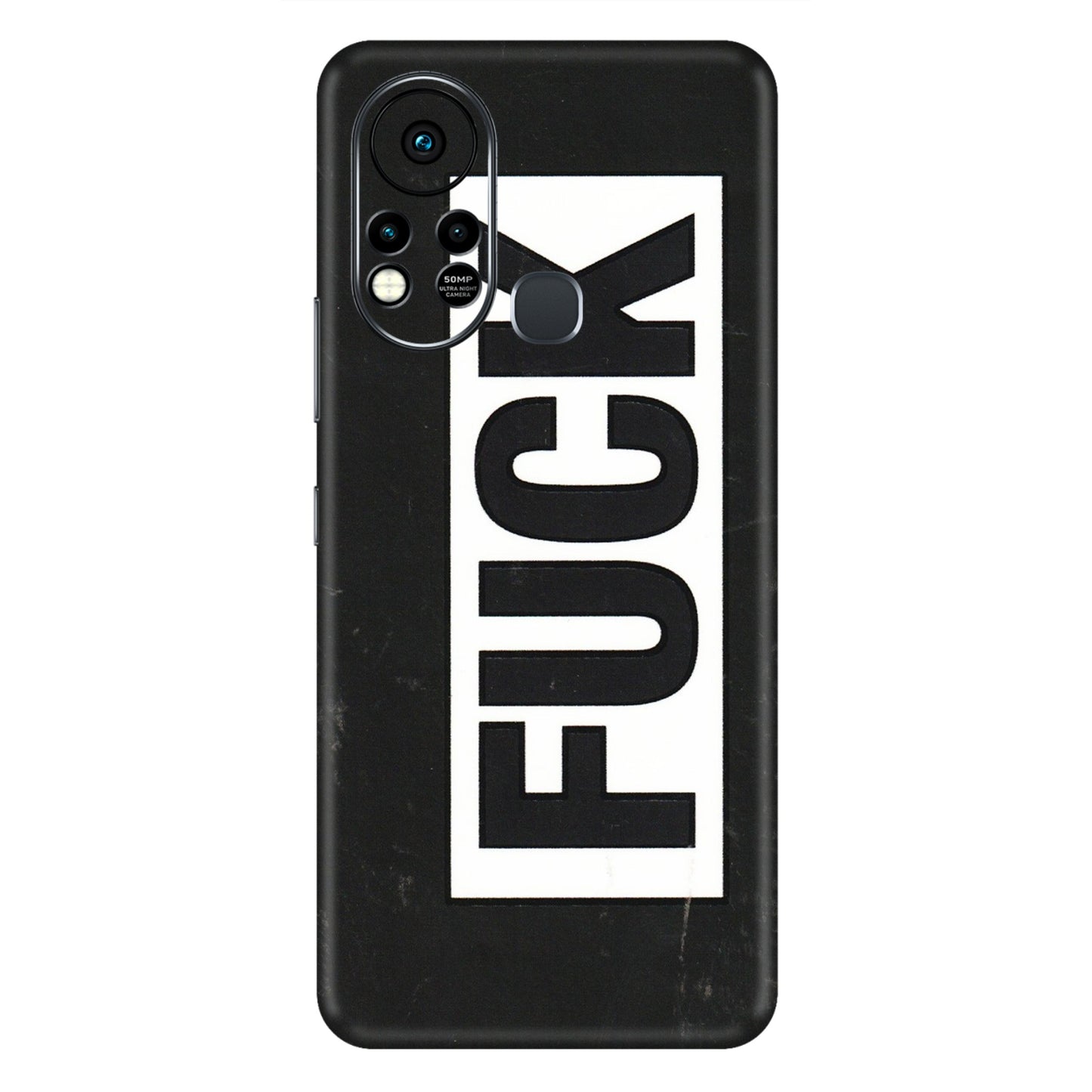 INFINIX Phone Skins (All Models) - The F Word - 3D Embossed Finish (L-255) Infinix Hot 11S