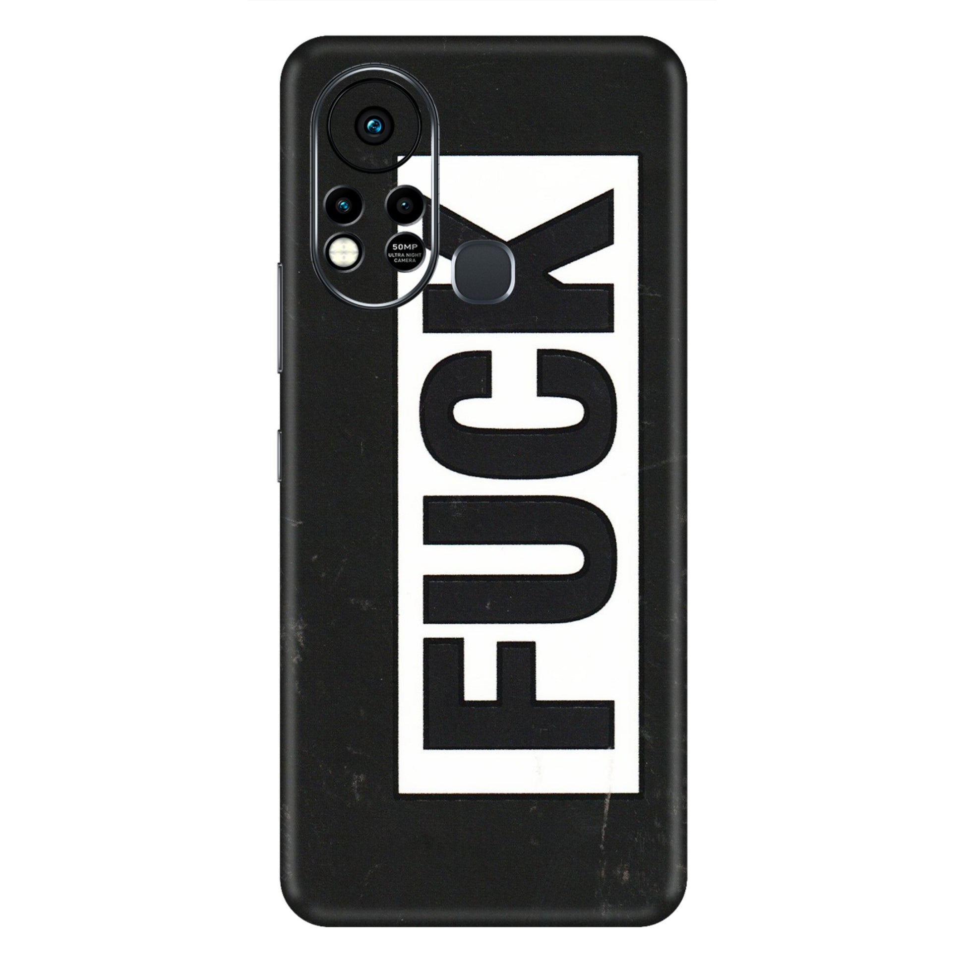 INFINIX Phone Skins (All Models) - The F Word - 3D Embossed Finish (L-255) Infinix Hot 11S