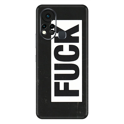 INFINIX Phone Skins (All Models) - The F Word - 3D Embossed Finish (L-255) Infinix Hot 11S