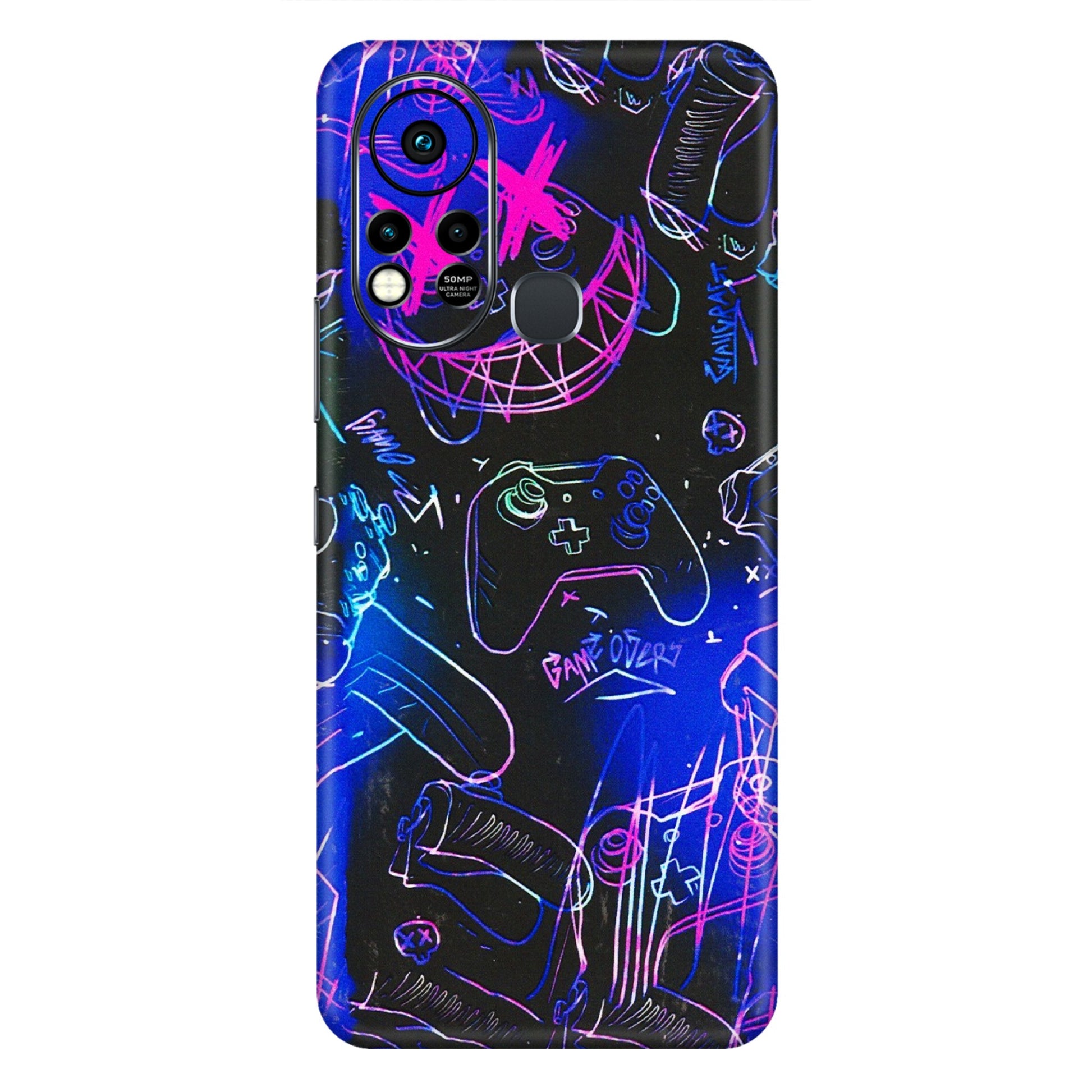 INFINIX Phone Skins (All Models) - Gamers Paradise - 3D Embossed Finish (L-258) Infinix Hot 11S