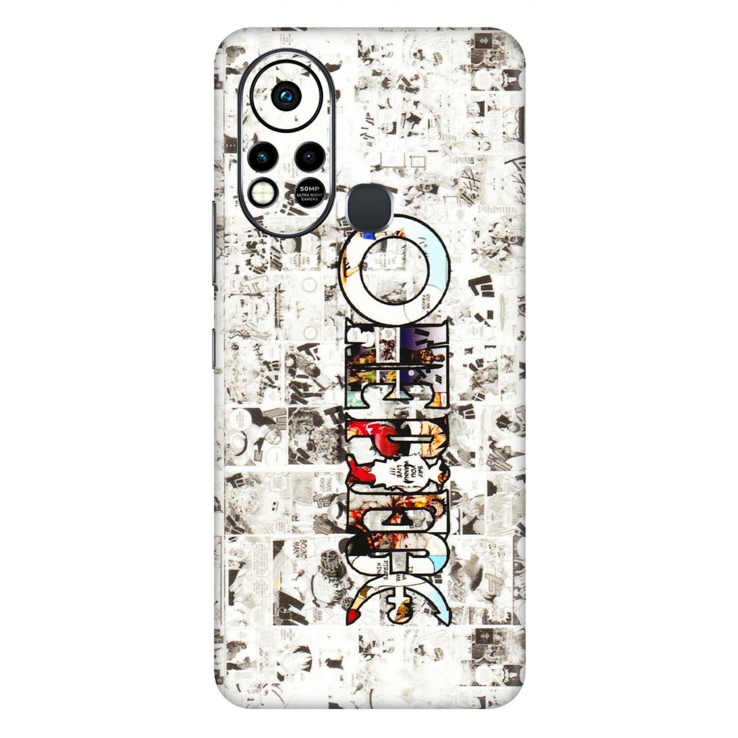 INFINIX Phone Skins (All Models) - One Piece Manga - 3D Embossed Finish (L-26) Infinix Hot 11S