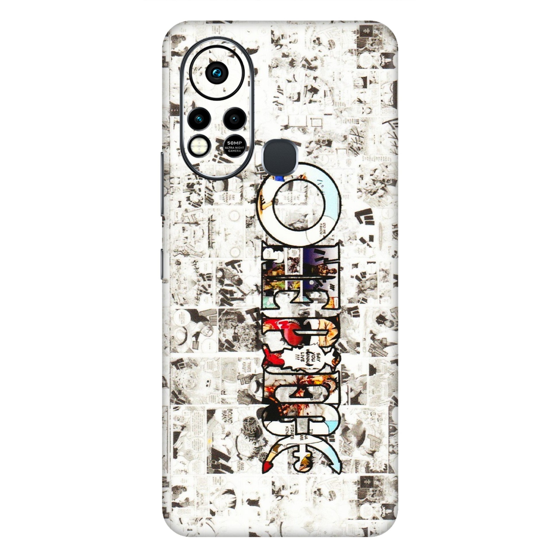 INFINIX Phone Skins (All Models) - One Piece Manga - 3D Embossed Finish (L-26) Infinix Hot 11S