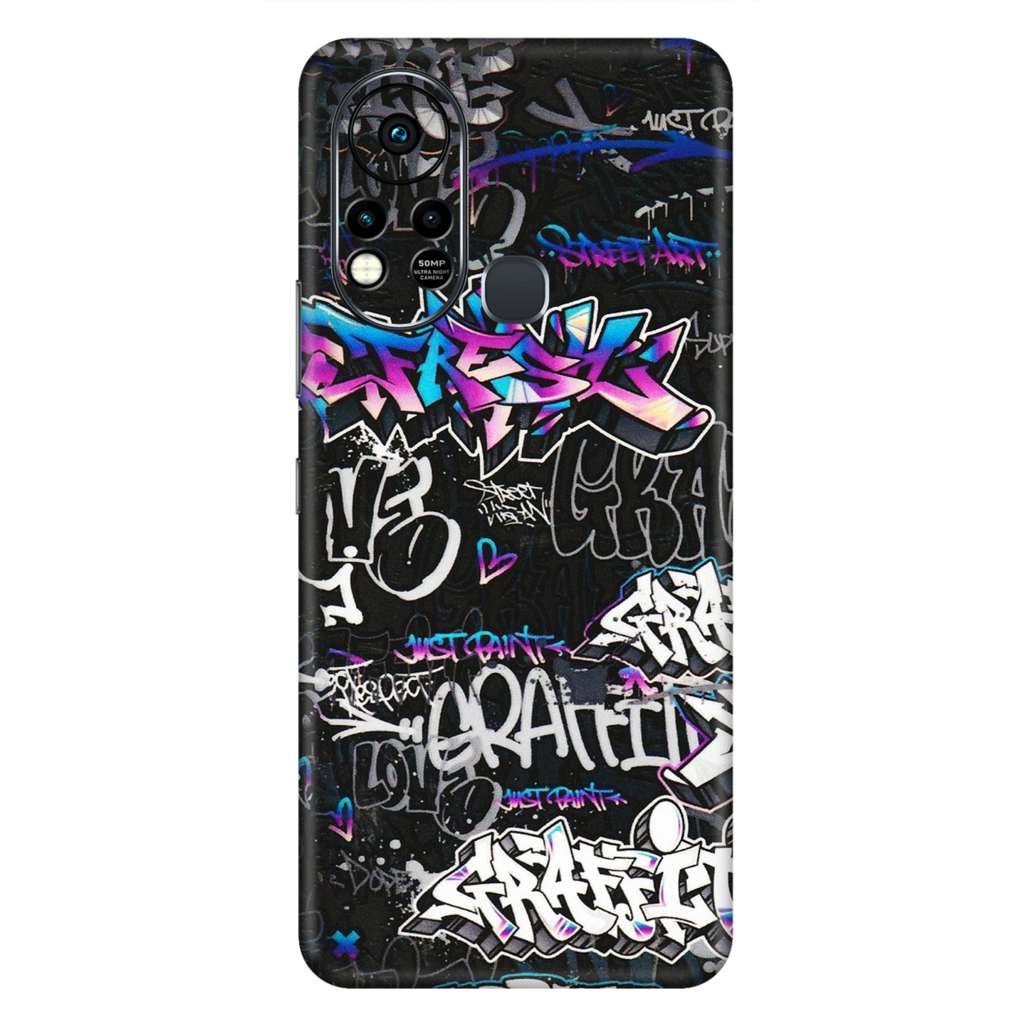 INFINIX Phone Skins (All Models) - Graffiti Killer - 3D Embossed Finish (L-274) Infinix Hot 11S