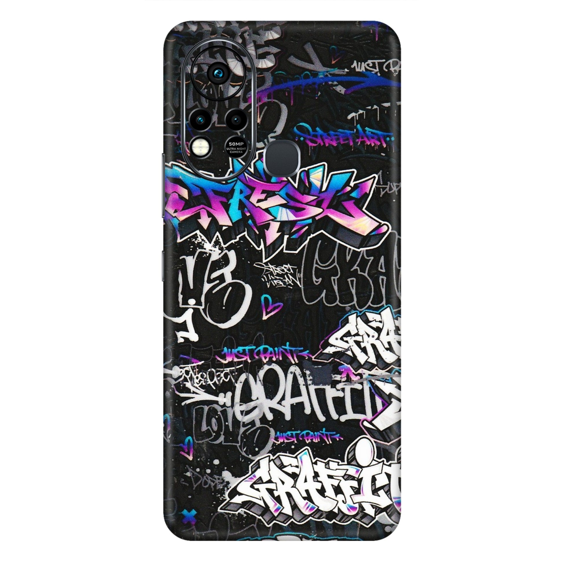 INFINIX Phone Skins (All Models) - Graffiti Killer - 3D Embossed Finish (L-274) Infinix Hot 11S