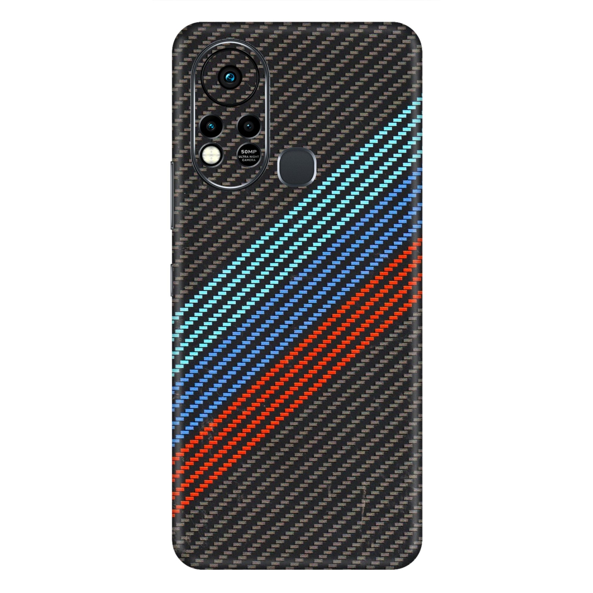 INFINIX Phone Skins (All Models) - Carbon BM - 3D Embossed Finish (L-302) Infinix Hot 11S