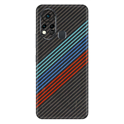 INFINIX Phone Skins (All Models) - Carbon BM - 3D Embossed Finish (L-302) Infinix Hot 11S