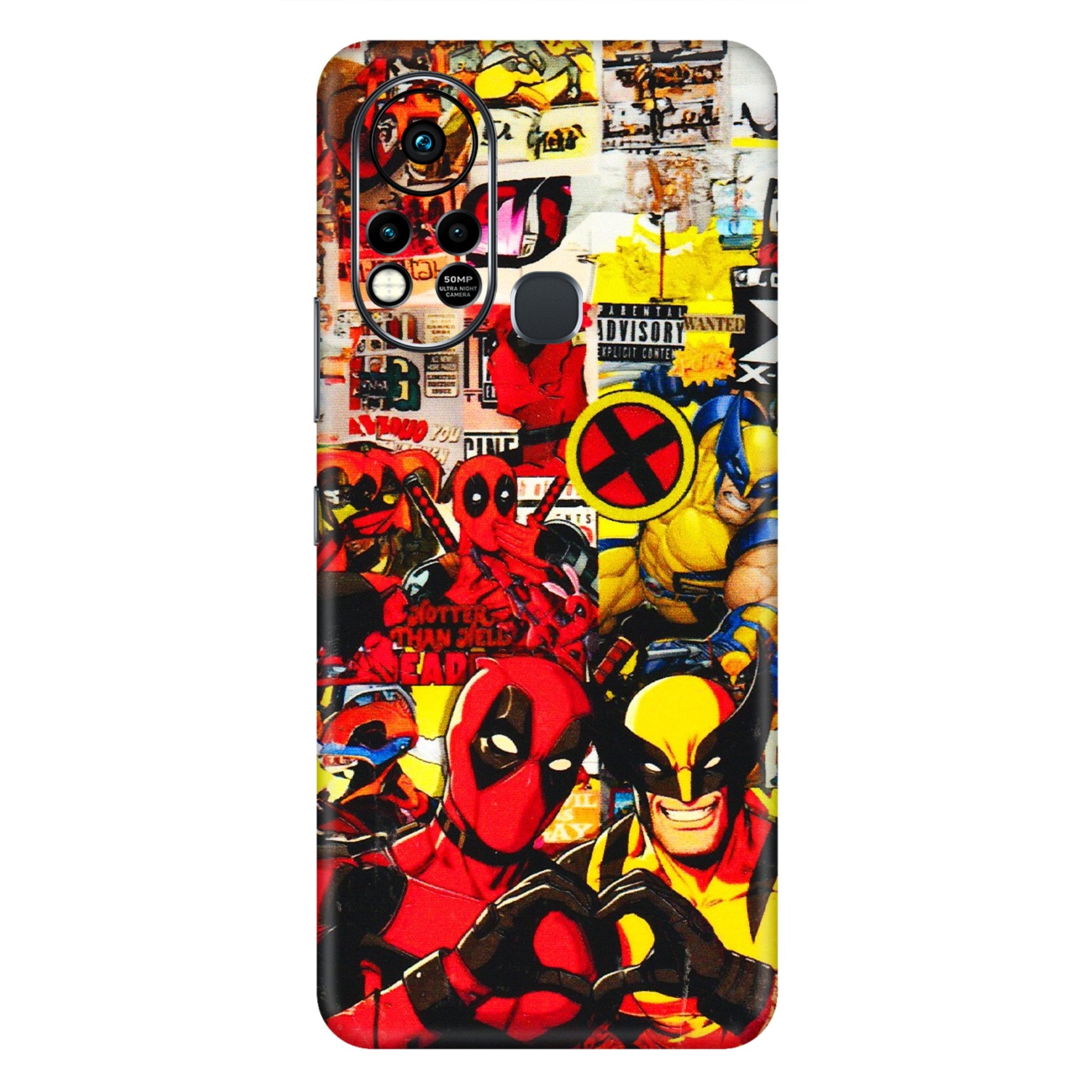 INFINIX Phone Skins (All Models) - Spidy Wolverine - 3D Embossed Finish (L-310) Infinix Hot 11S