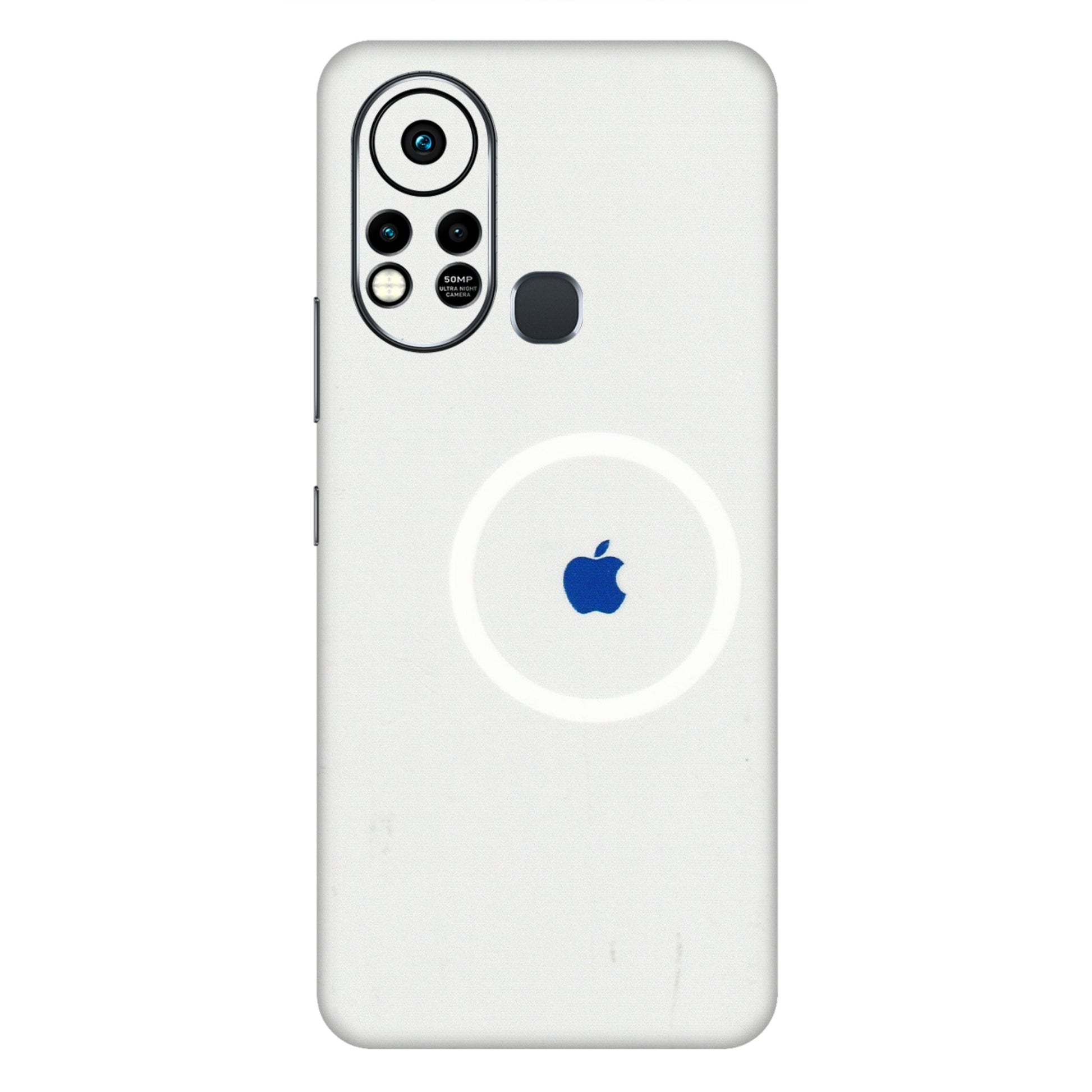 INFINIX Phone Skins (All Models) - iPhone Magsafe Logo - 3D Embossed Finish (L-320) Infinix Hot 11S