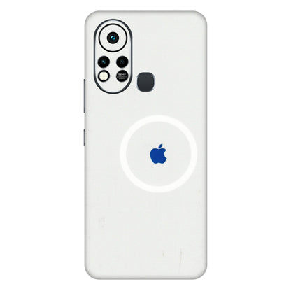 INFINIX Phone Skins (All Models) - iPhone Magsafe Logo - 3D Embossed Finish (L-320) Infinix Hot 11S