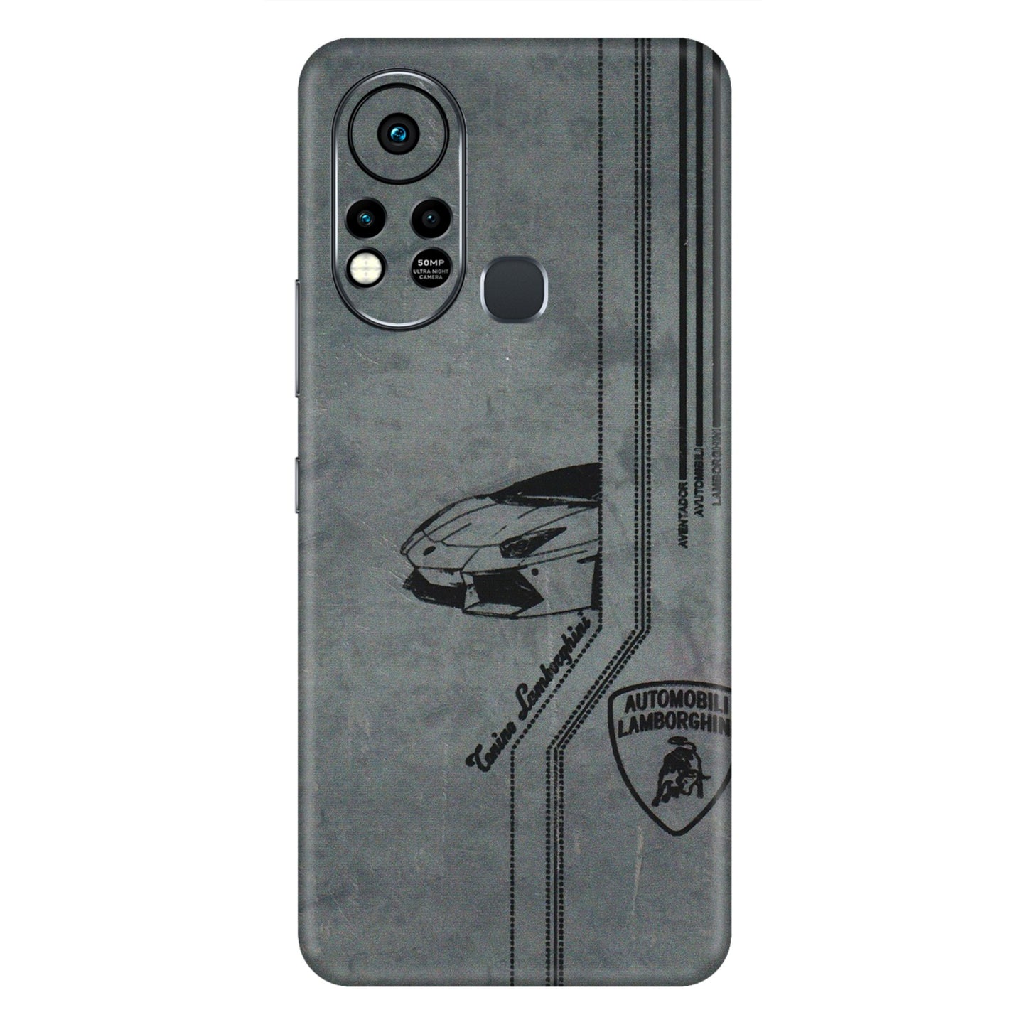 INFINIX Phone Skins (All Models) - New Lamborgini Aventador - 3D Embossed Finish (L-321) Infinix Hot 11S