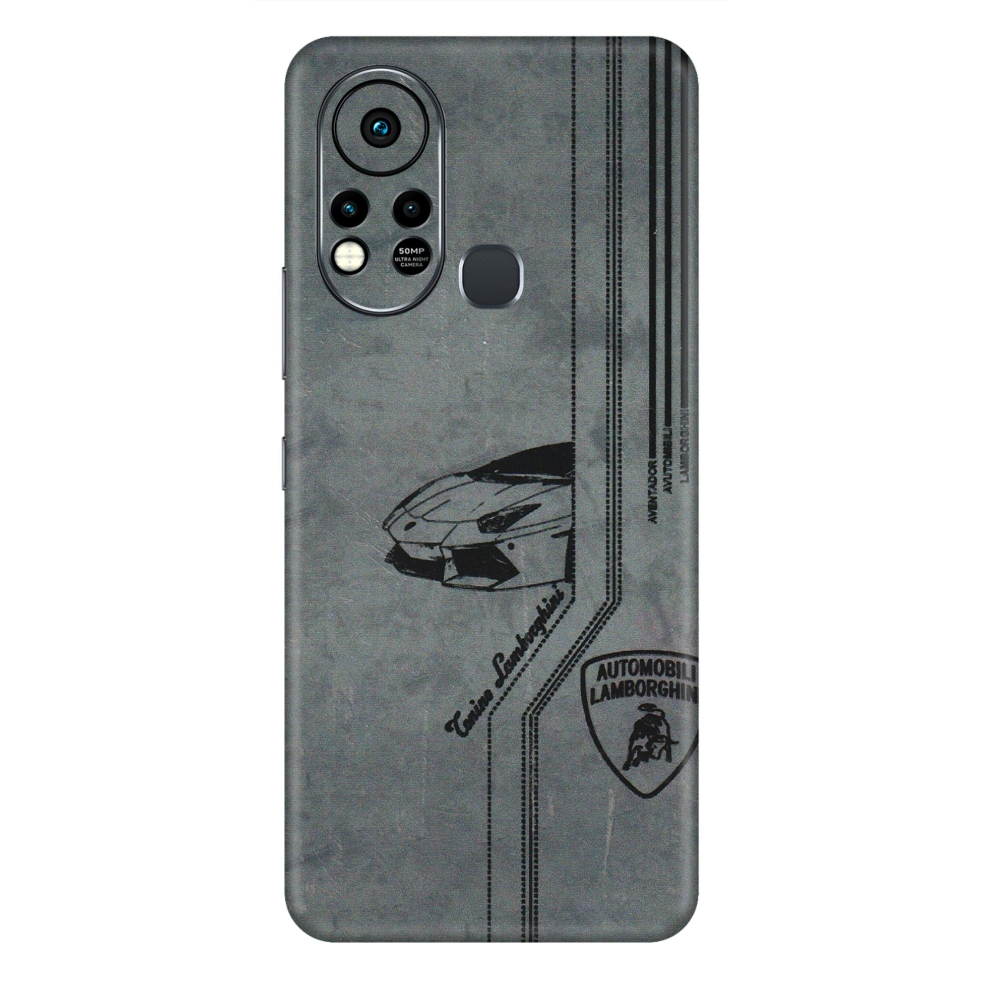 INFINIX Phone Skins (All Models) - New Lamborgini Aventador - 3D Embossed Finish (L-321) Infinix Hot 11S