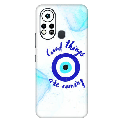 INFINIX Phone Skins (All Models) - Evil Eye Good Things Are Coming - 3D Embossed Finish (L-322) Infinix Hot 11S