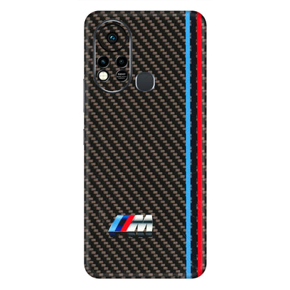 INFINIX Phone Skins (All Models) - BM Carbon Fiber Feels - 3D Embossed Finish (L-38) Infinix Hot 11S