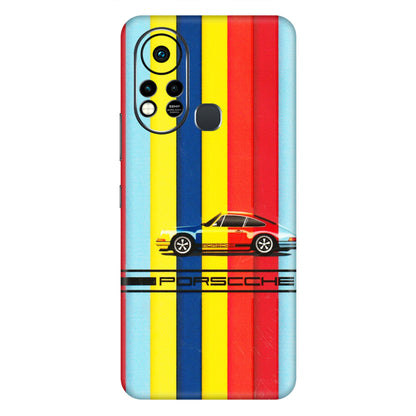 INFINIX Phone Skins (All Models) - Multicolour Porche - 3D Embossed Finish (L-39) Infinix Hot 11S