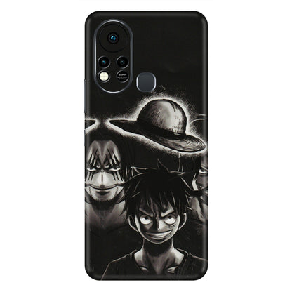 INFINIX Phone Skins (All Models) - Black Luffy Hat - 3D Embossed Finish (L-57) Infinix Hot 11S