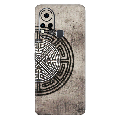 INFINIX Phone Skins (All Models) - Mysterious Circular Design - 3D Embossed Finish (L-63) Infinix Hot 11S