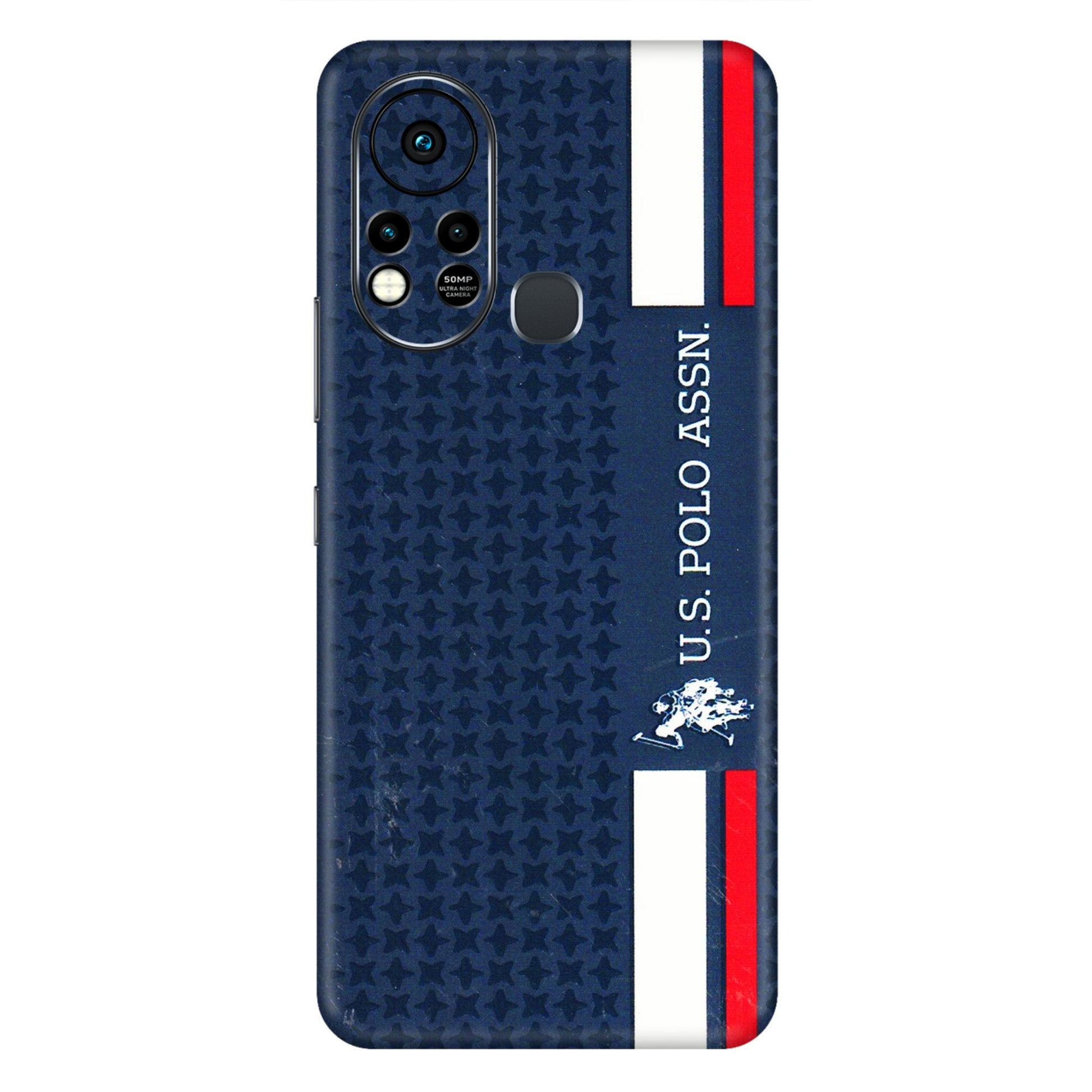 INFINIX Phone Skins (All Models) - US POLO Designer Brand - 3D Embossed Finish (L-65) Infinix Hot 11S