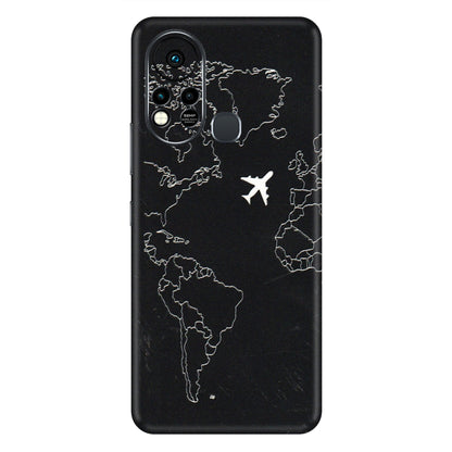 INFINIX Phone Skins (All Models) - Never Ending Travel - 3D Embossed Finish (L-79) Infinix Hot 11S