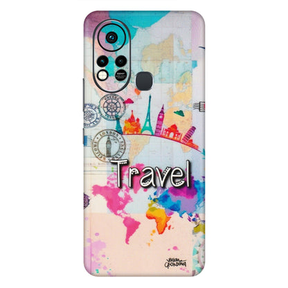 INFINIX Phone Skins (All Models) - Travel The Wonders - Matte Finish (M-108) Infinix Hot 11S