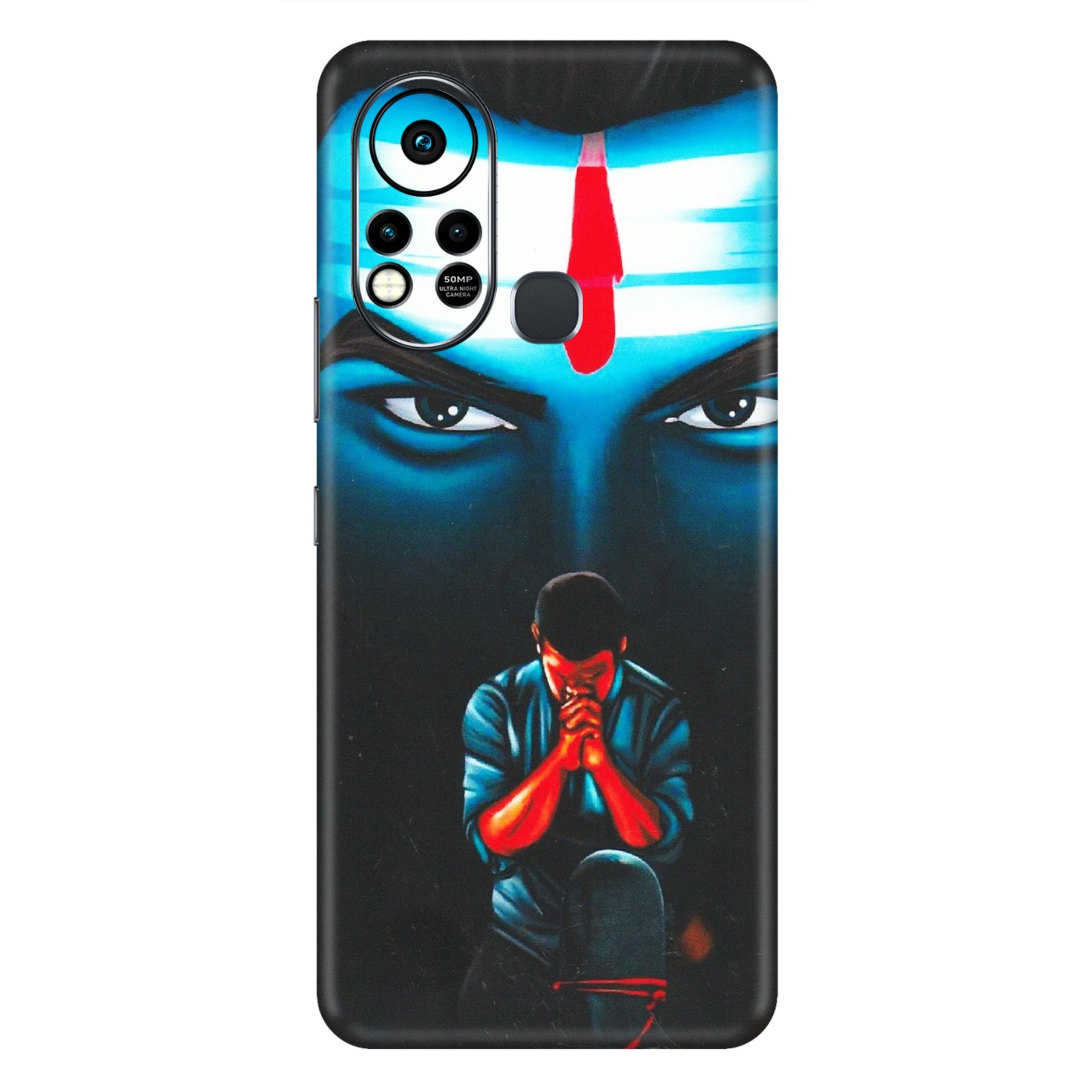 INFINIX Phone Skins (All Models) - Mahakal Bhakt - Matte Finish (M-112) Infinix Hot 11S