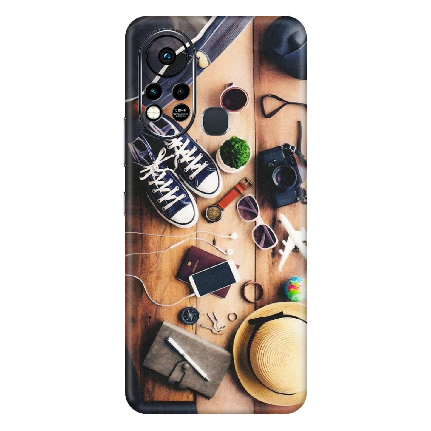 INFINIX Phone Skins (All Models) - Travel Wanderlust - Matte Finish (M-133) Infinix Hot 11S