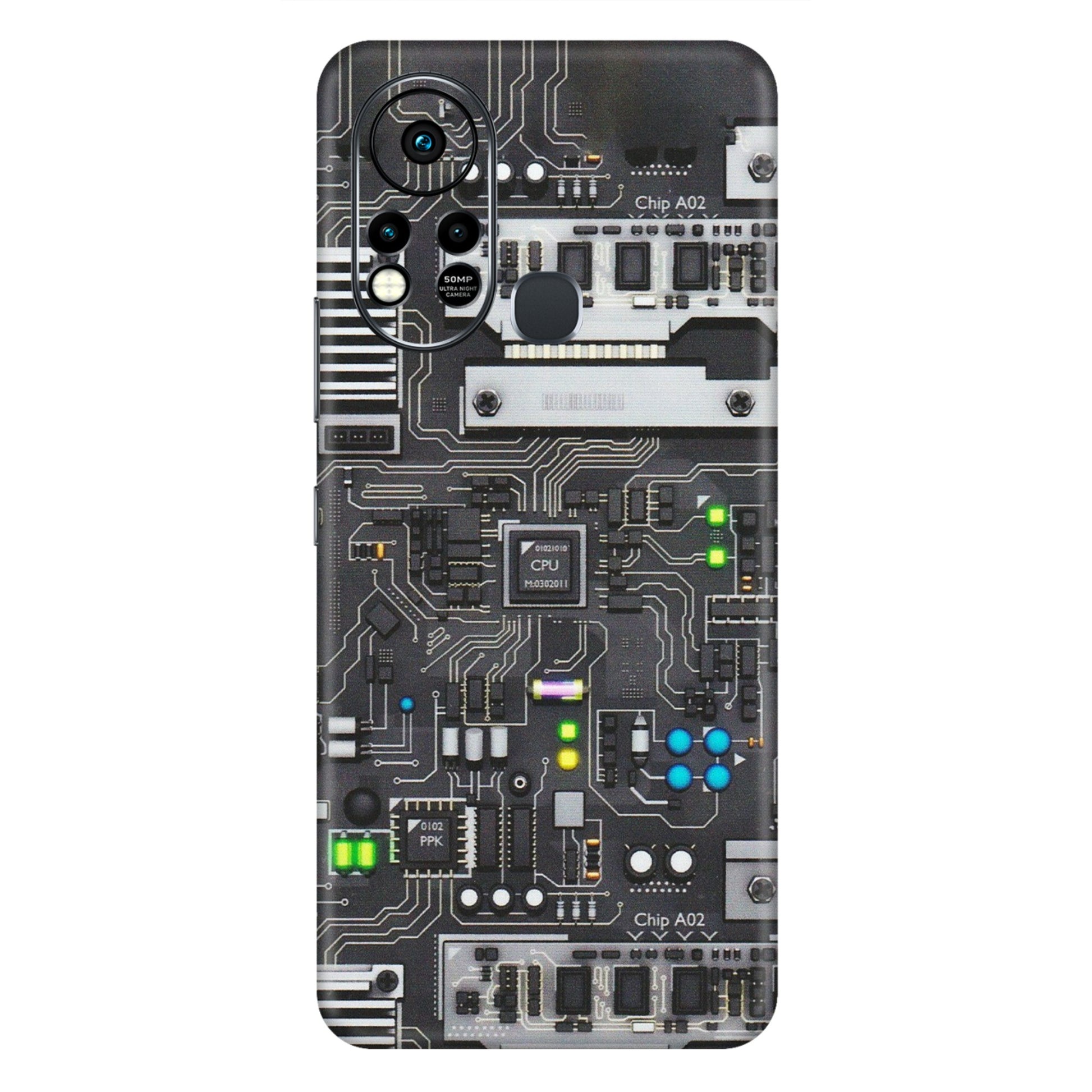 INFINIX Phone Skins (All Models) - Motherboard Internals - Matte Finish (M-135) Infinix Hot 11S