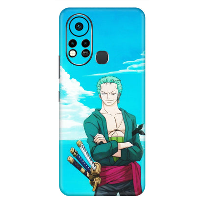 INFINIX Phone Skins (All Models) - Cool Swordman Zoro Anime - Matte Finish (M-143) Infinix Hot 11S