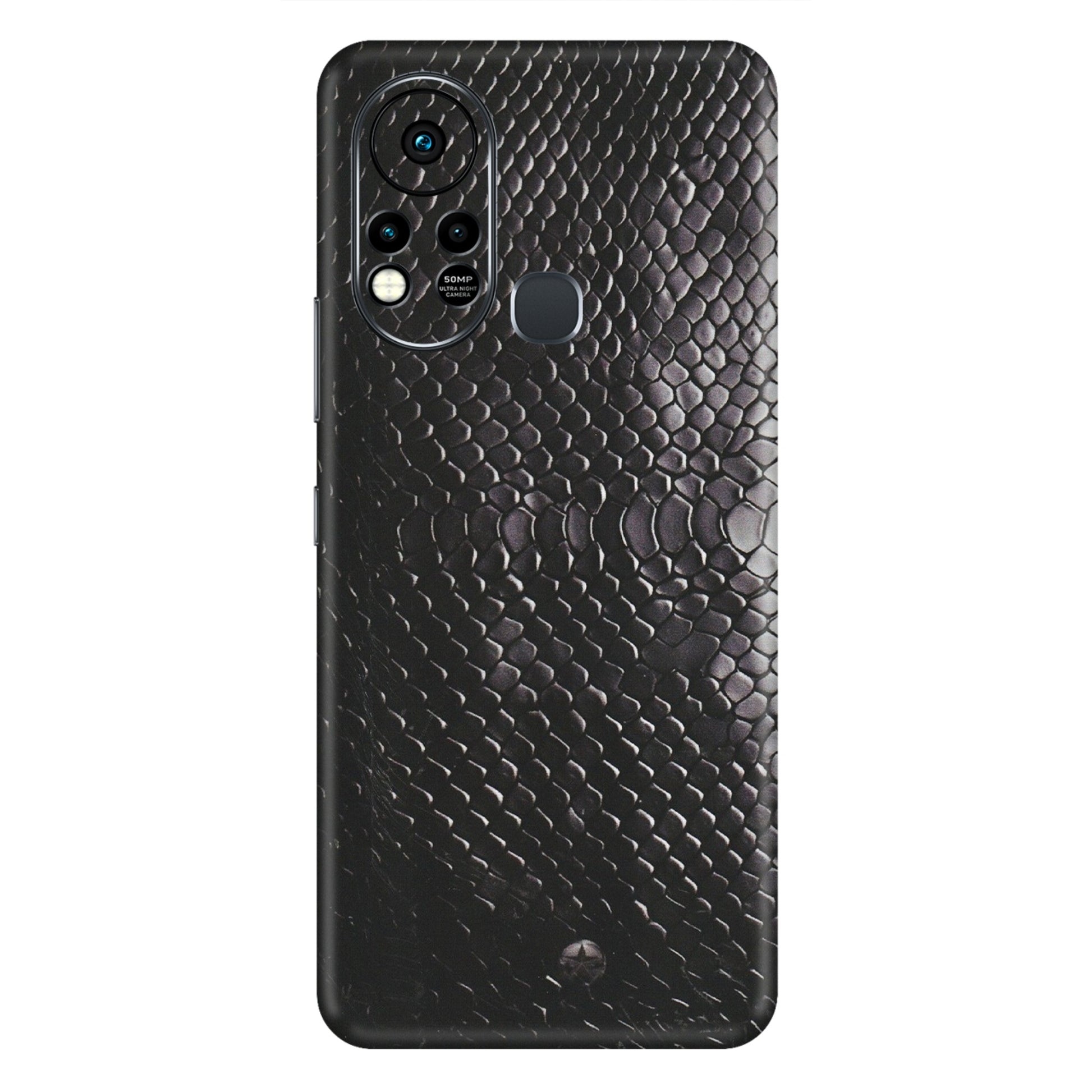 INFINIX Phone Skins (All Models) - Black Snack Leather - Matte Finish (M-147) Infinix Hot 11S