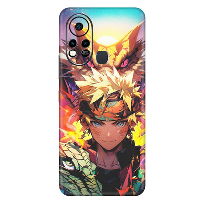 INFINIX Phone Skins (All Models) - Angry Naruto Anime - Matte Finish (M-148) Infinix Hot 11S