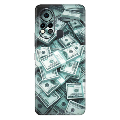 INFINIX Phone Skins (All Models) - Hundred Dollar Bill - Matte Finish (M-162) Infinix Hot 11S