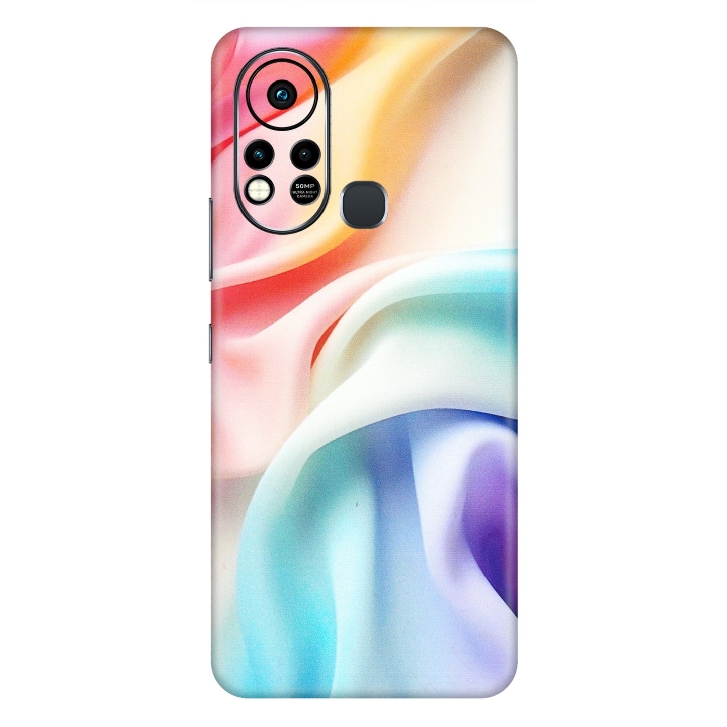 INFINIX Phone Skins (All Models) - Colourful Silk Cloth - Matte Finish (M-165) Infinix Hot 11S