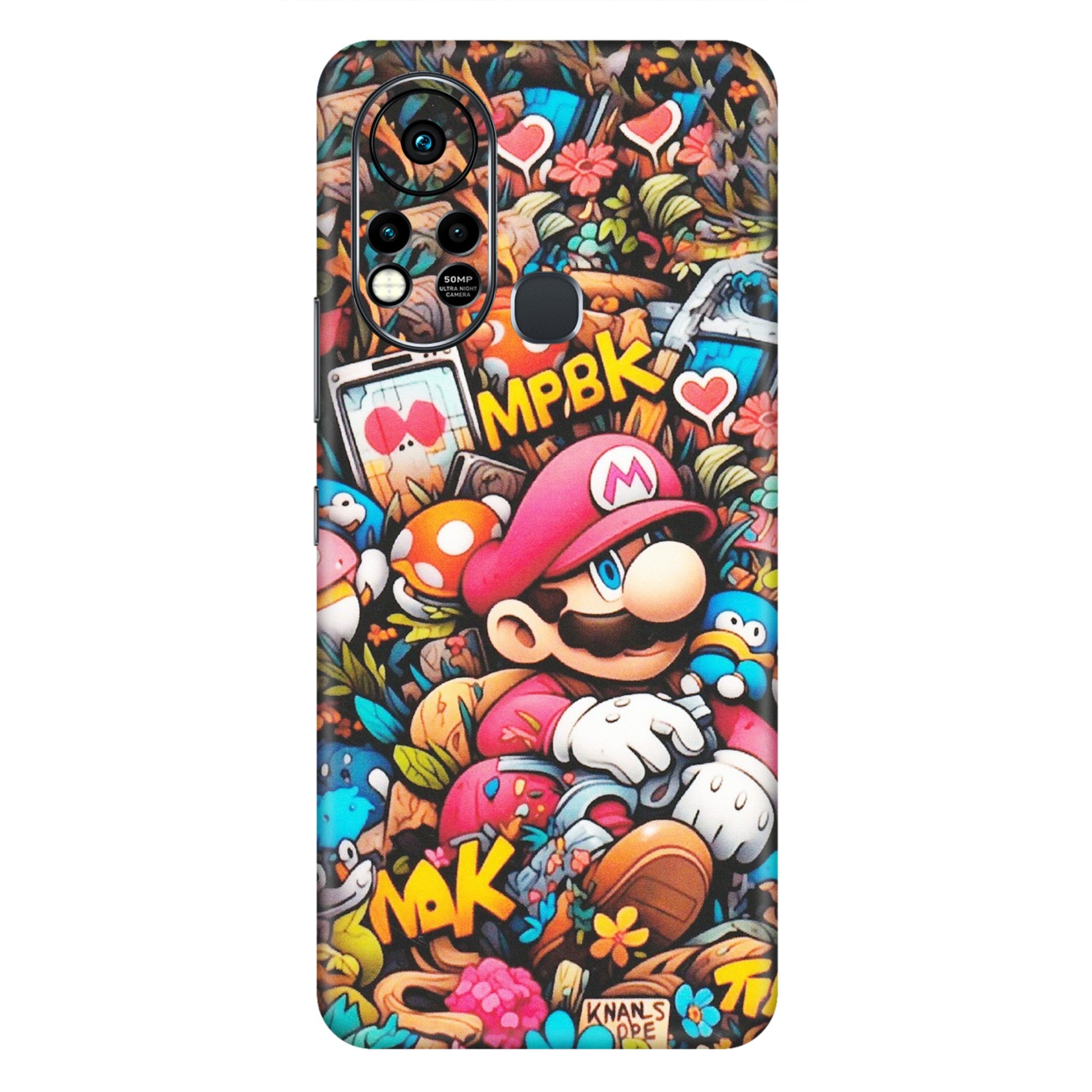 INFINIX Phone Skins (All Models) - Super Mario Bros Artistic - Matte Finish (M-173) Infinix Hot 11S