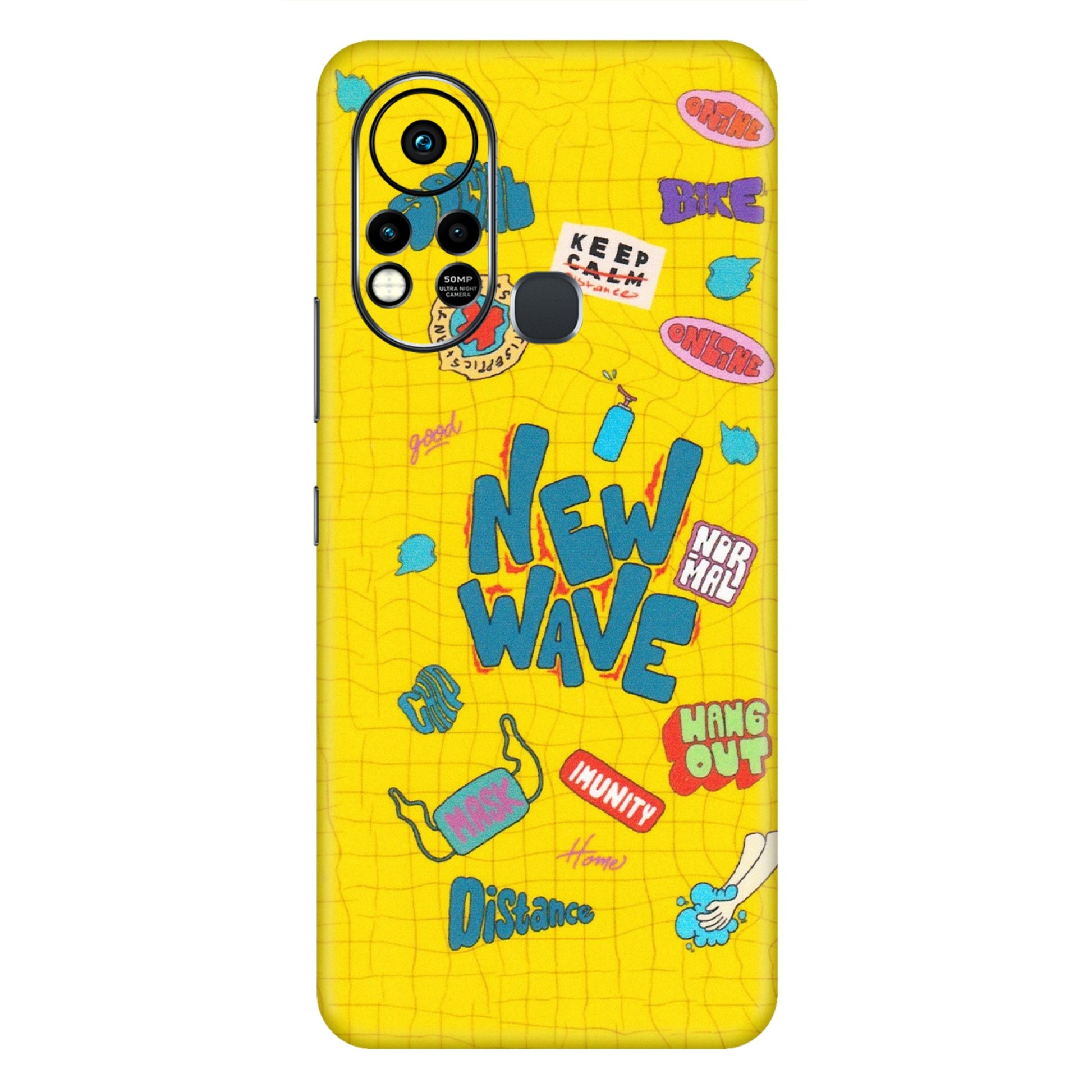 INFINIX Phone Skins (All Models) - New Wave Life - Matte Finish (M-17) Infinix Hot 11S