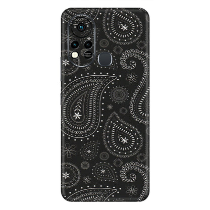 INFINIX Phone Skins (All Models) - Black Sober Kerry - Matte Finish (M-37) Infinix Hot 11S