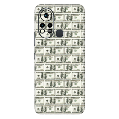 INFINIX Phone Skins (All Models) - I Love Dollars - Matte Finish (M-40) Infinix Hot 11S