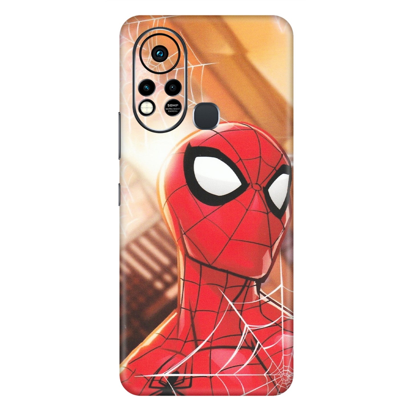 INFINIX Phone Skins (All Models) - Spiderman Face New - Matte Finish (M-41) Infinix Hot 11S