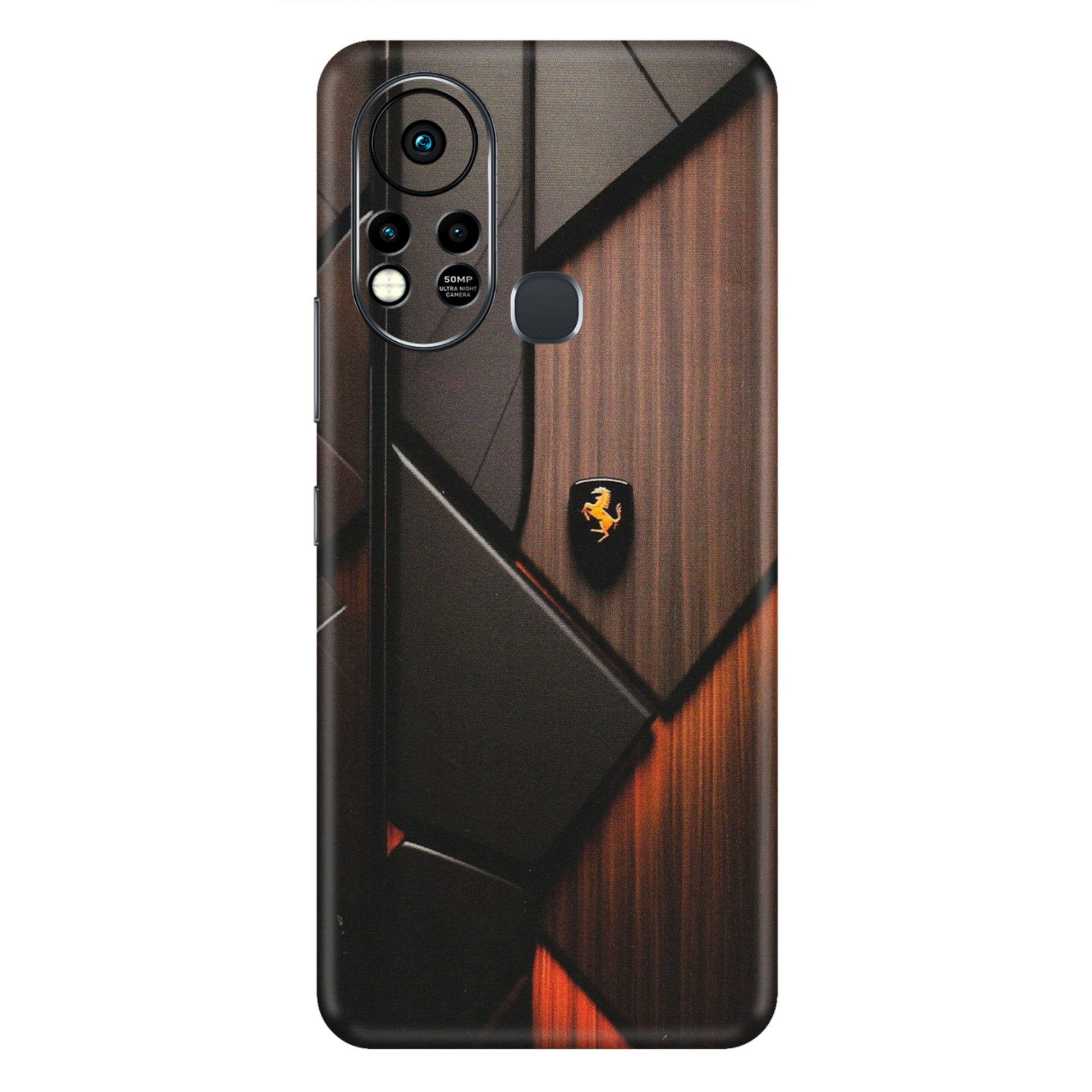 INFINIX Phone Skins (All Models) - Lambo Beauty Wood Pattern Sober - Matte Finish (M-51) Infinix Hot 11S