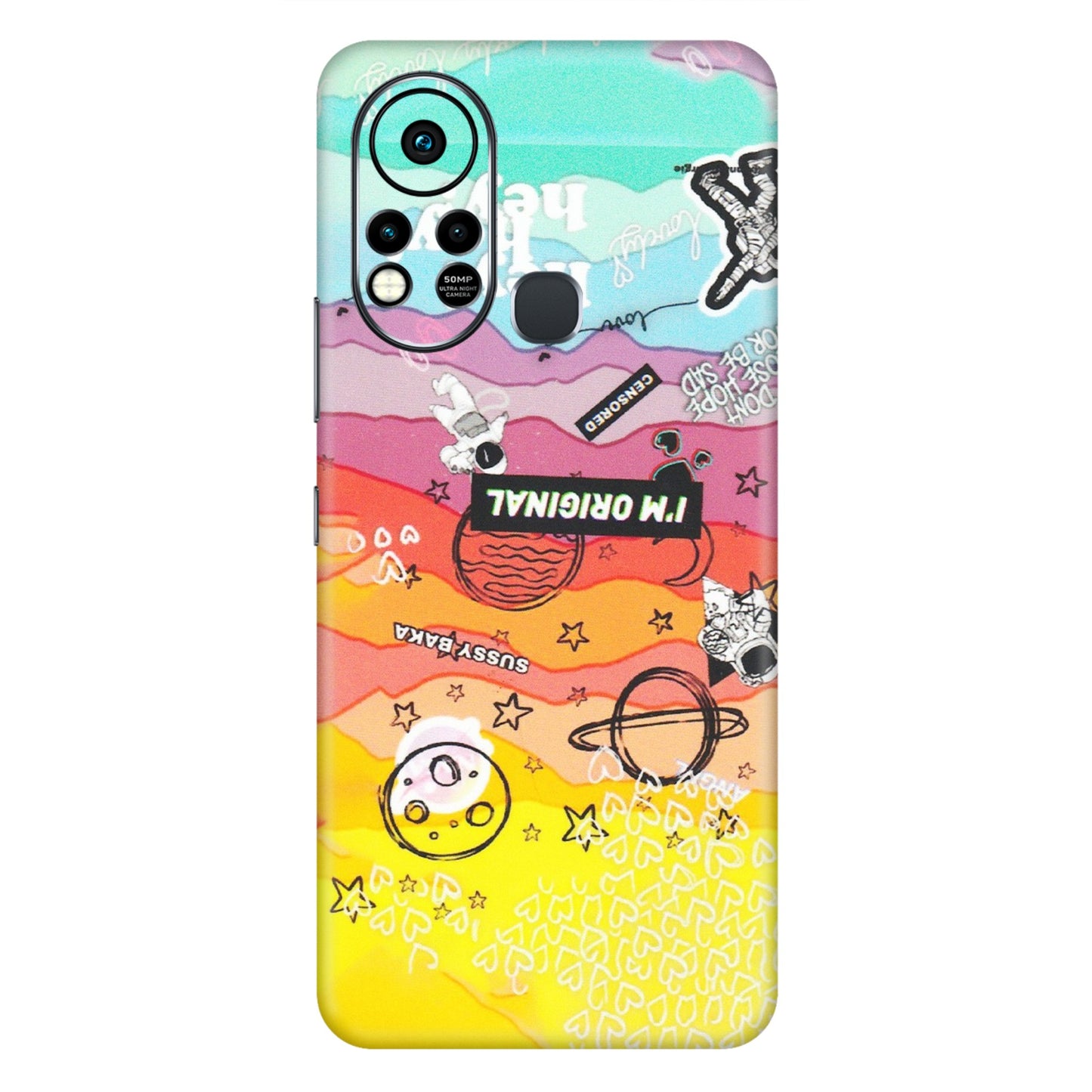 INFINIX Phone Skins (All Models) - The Original Astronaut - Matte Finish (M-79) Infinix Hot 11S