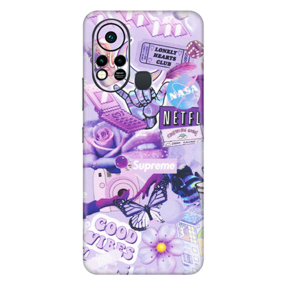 INFINIX Phone Skins (All Models) - Supreme Purple Magic - Matte Finish (M-88) Infinix Hot 11S