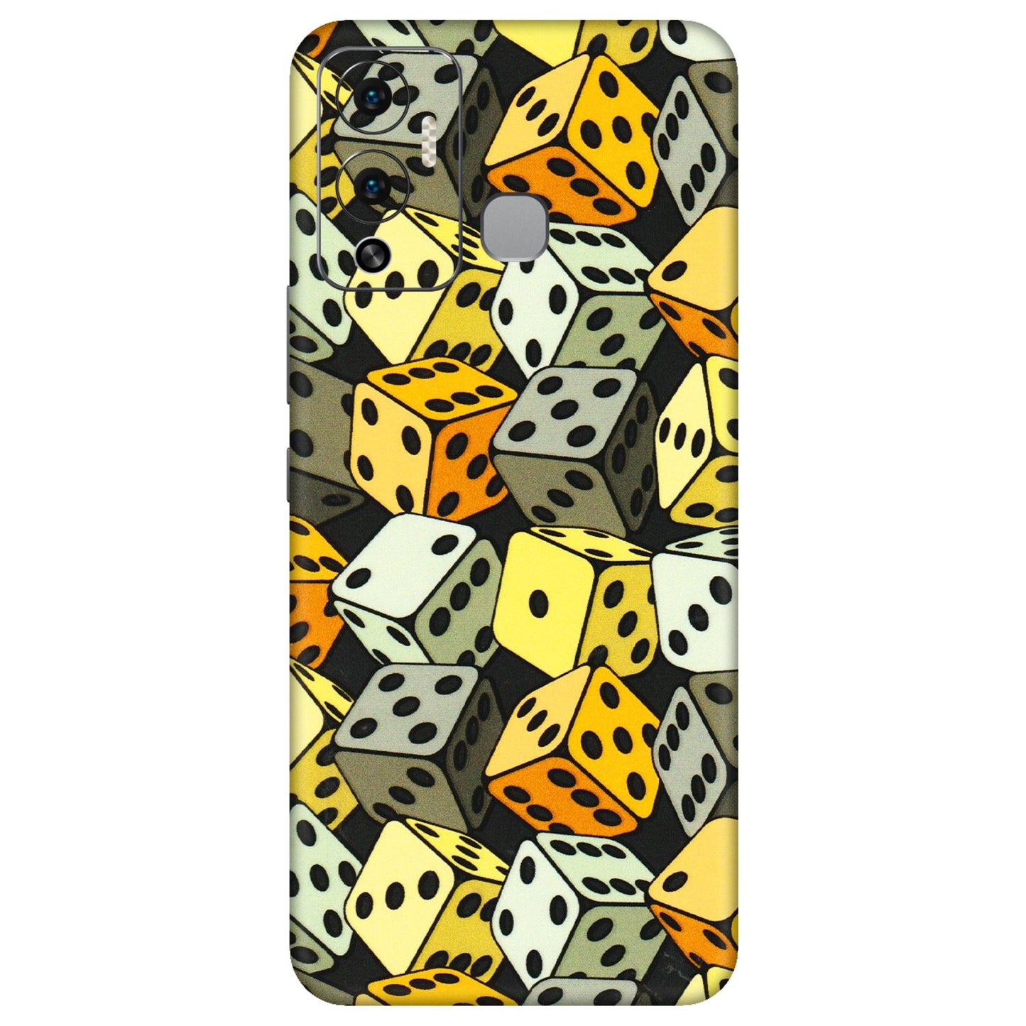 INFINIX Phone Skins (All Models) - Dices Of Life - 3D Embossed Finish (L-04) Infinix Hot 12 Play