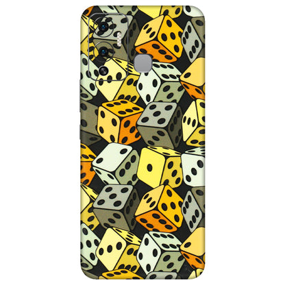 INFINIX Phone Skins (All Models) - Dices Of Life - 3D Embossed Finish (L-04) Infinix Hot 12 Play